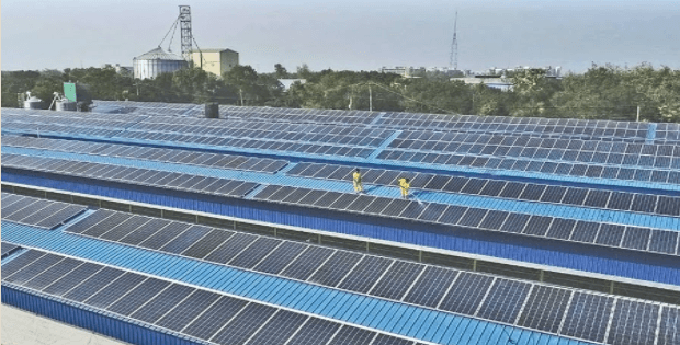 Largest 16 MW rooftop solar power plant at KEPZ initiates operation