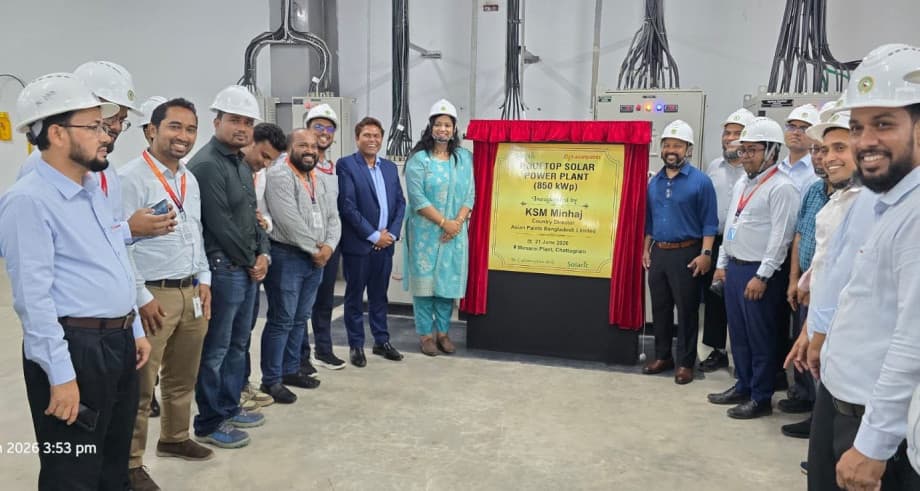 Asian Paints Bangladesh Inaugurates 850 kWp Rooftop Solar Plant with Solaric Asian Paints Bangladesh Inaugurates 850 kWp Rooftop Solar Plant with Solaric