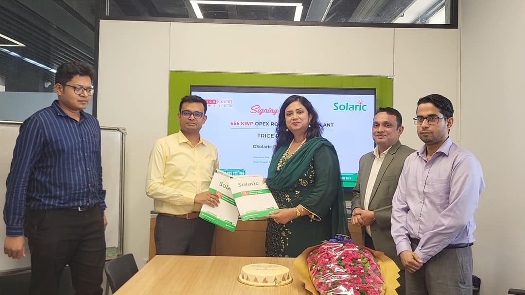 Solaric Signs Agreement for 655 kWp OPEX Rooftop Solar Plant at Trice Pack Solaric Signs Agreement for 655 kWp OPEX Rooftop Solar Plant at Trice Pack